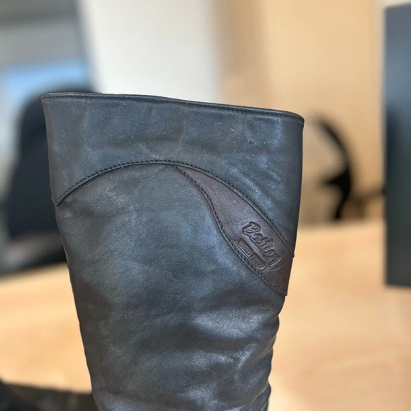 Bastien boots size 7 in excellent condition cowboy  boot vibe- burgundy accents - Picture 4 of 11